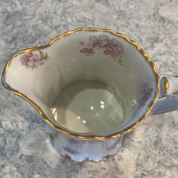 Haviland France Limoges Pink Floral Water Pitcher - Picture 4 of 9